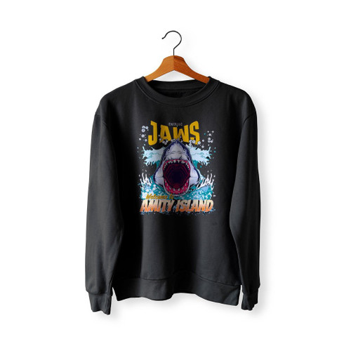 Jaws Fan Art Welcome To Amity Island Sweatshirt Sweater