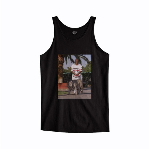 Iron Mike Tyson Walking His Pet White Tiger Tank Top