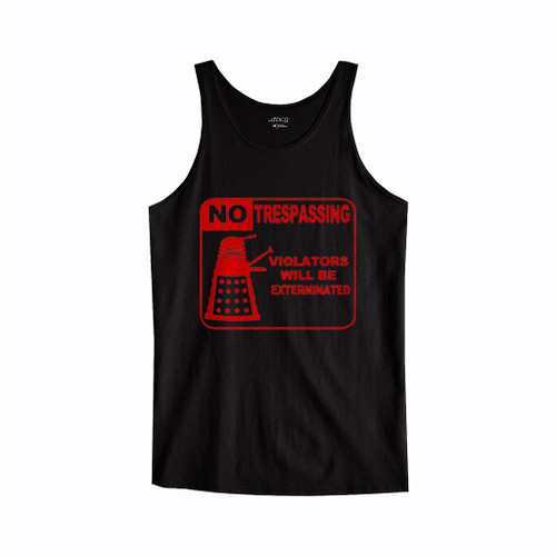 Robot Dalek Tardis Funny Tank Top