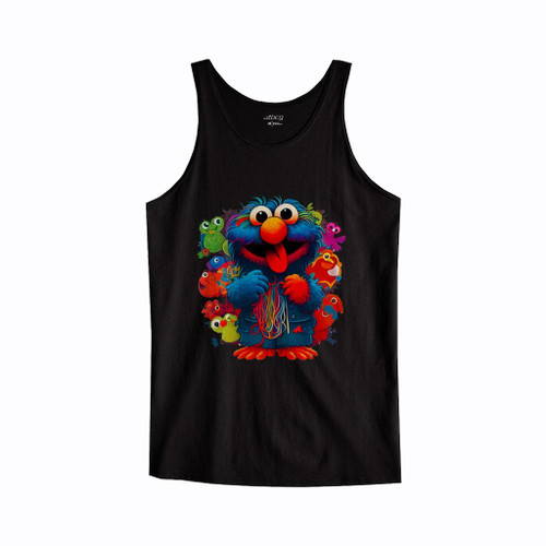 Best Knitting Muppet Ever Graphic Vintage Tank Top