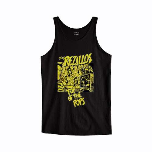 Rezillos Top Of The Pops Art Love Logo Tank Top