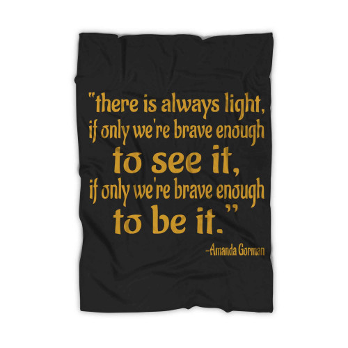 Amanda Gorman 2036 Inauguration 2021 Poem Pum Blanket