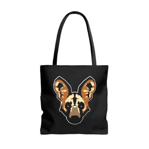 African Painted Dog Tote Bags