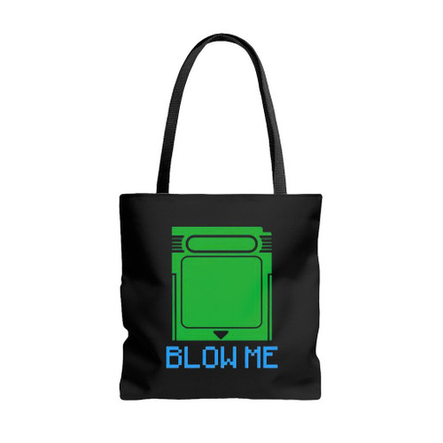 Blow Me Gameboy Game Cartridge Tote Bags