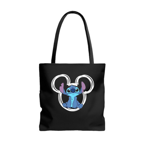 Disney Stitch Love Art Tote Bags