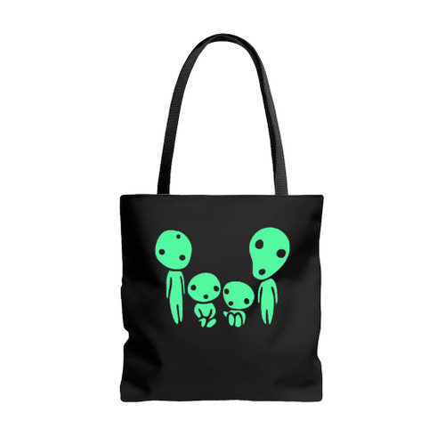Family Forest Spirits Glow In The Dark Tote Bags