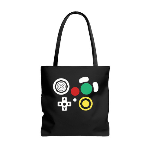 Gamecube Controller Buttons Tote Bags
