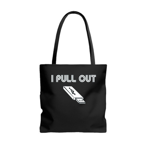 I Pull Out Flash Drive Gamer Tote Bags