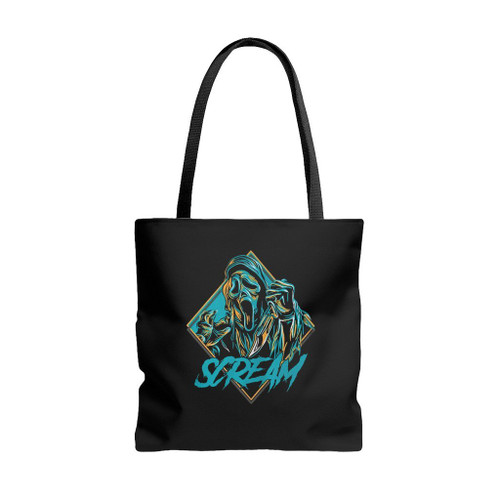 Scream Horror Art Love Logo Tote Bags