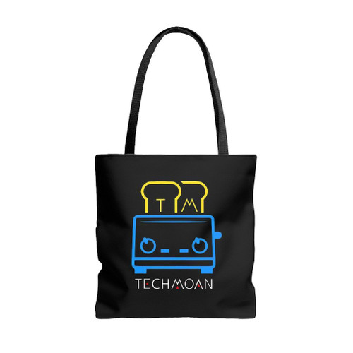 Techmoan Toaster Logo Tote Bags