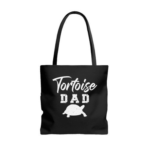 Tortoise Dad Pets Owner Raise Feed Fun Turtle Friendly Tote Bags