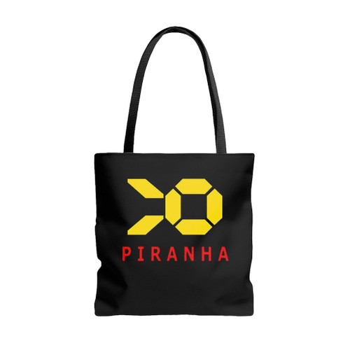 Wipeout Racing League Inspired Piranha Lcd Fish Tote Bags