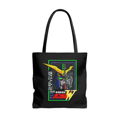 Death Scythe Anime Tee Gundam Tote Bags