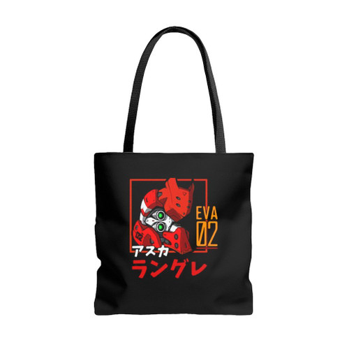 Eva 02 Chibi Evangelion Anime Tote Bags