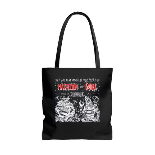 Gojira And Mastodon Tour Tote Bags