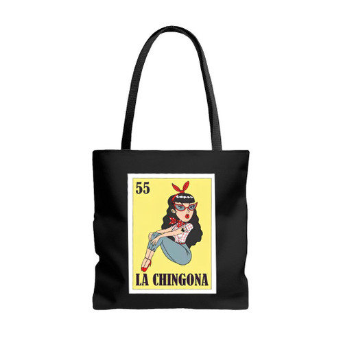 La Chingona Loteria De Mexico Mexican Bingo Essential Tote Bags