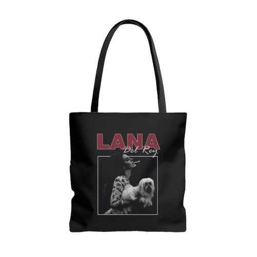 Lana Del Rey And Pet Vintage Tote Bags