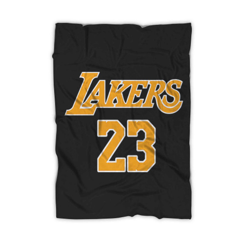 Lebron James La Lakers Lakers Fleece Blanket