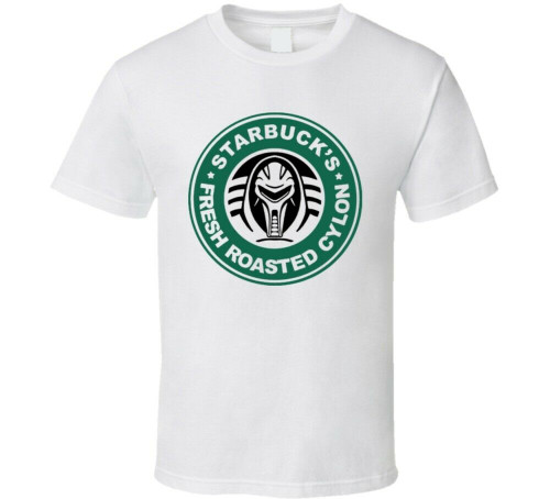 Battlestar Gallactica Starbucks Man's T-Shirt Tee