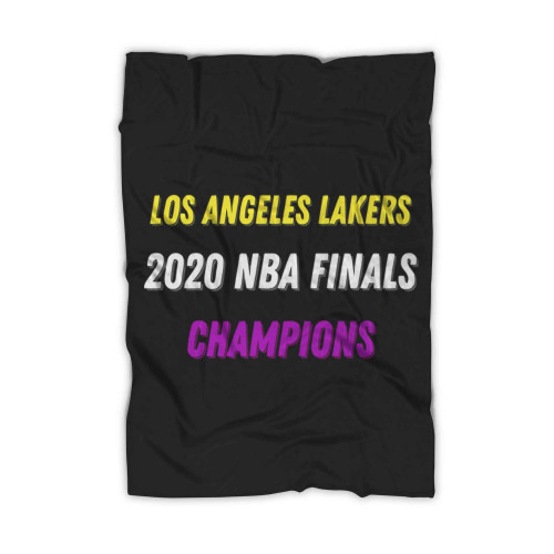 Lakers Nba Finals Champions Lakers Fleece Blanket