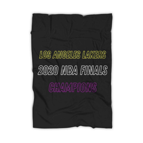Lakers Nba Finals Champions 2020 Lakers Fleece Blanket