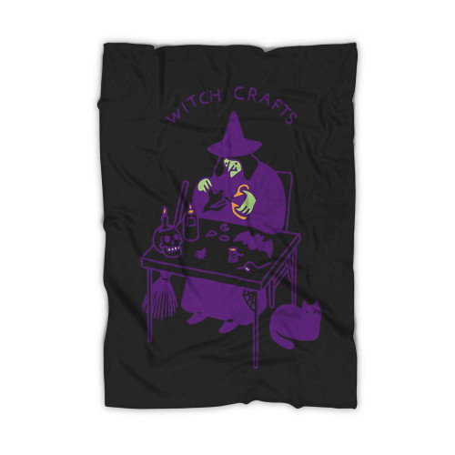 Witch Crafts Sleeveless Fleece Blanket