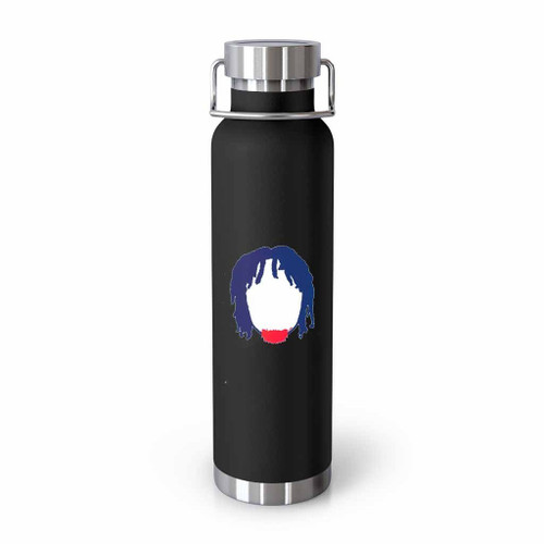 Tyrese Maxey Blue Hair Philadelphia 76Ers Sixers Silhouette Tumblr Bottle