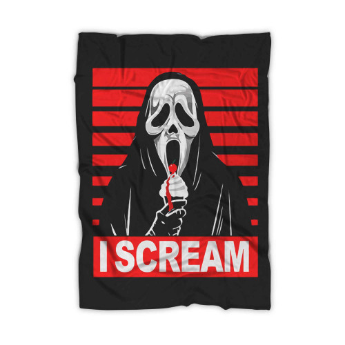I Scream Scream Fleece Blanket