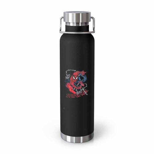 Retro Vintage Distressed Look Spiderman Peter Parker Tumblr Bottle