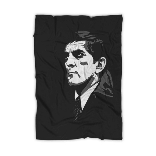Dark Shadows Barnabas Collins Fuuny Fleece Blanket