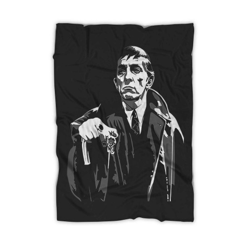 Dark Shadows Barnabas Collins Fleece Blanket