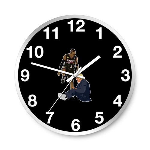 Allen Iverson The Stepover Stepping Over President Donald Trump Wall Clocks