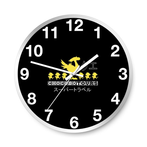 Chocobo Tours Final Fantasy Inspired Wall Clocks