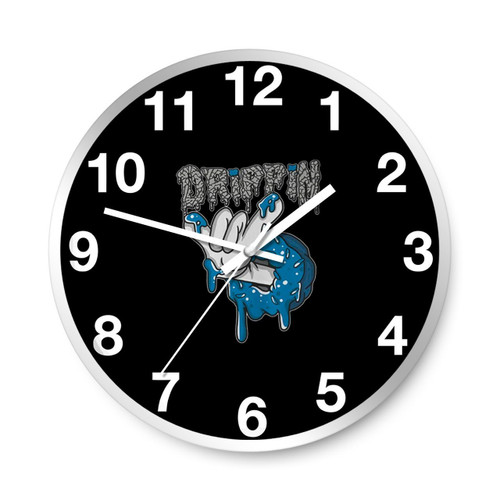 Drippin Donuts Art Love Logo Wall Clocks