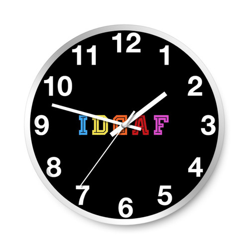 Idgaf Fast Love Wall Clocks