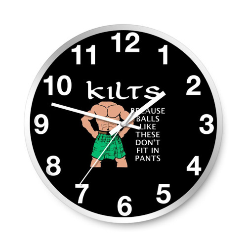 Kilts Funny Wall Clocks