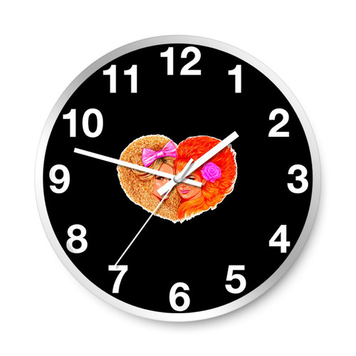 Lindsay Lohan Art Wall Clocks