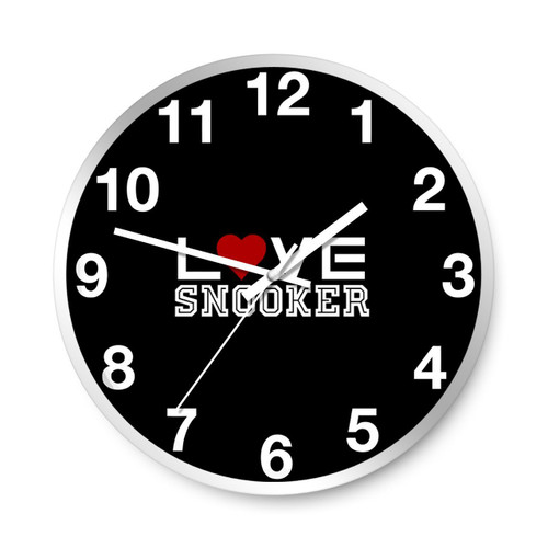 Love Snooker Wall Clocks