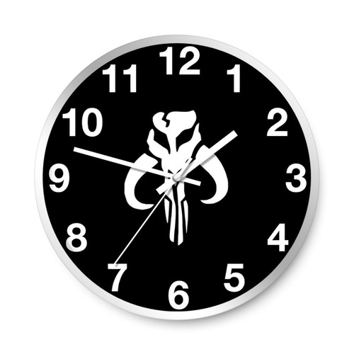 Mandalorian Mythosaur Art Love Logo Wall Clocks