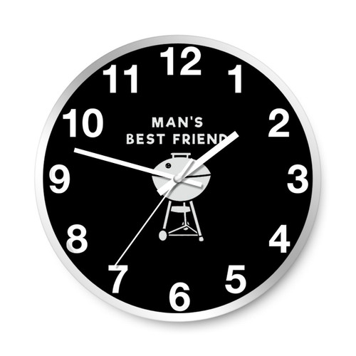 Mans Best Friend Grilling Wall Clocks