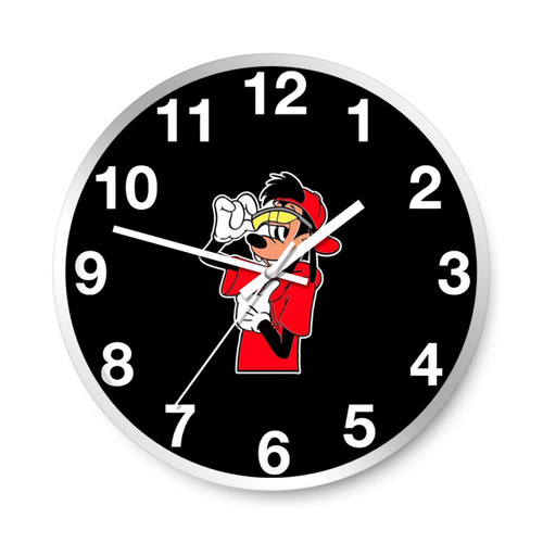 Max Goof Logo Art Wall Clocks