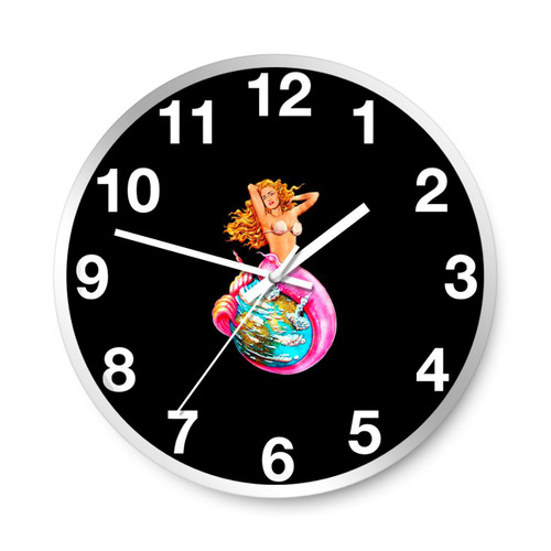 Mermaid Donna Art Wall Clocks
