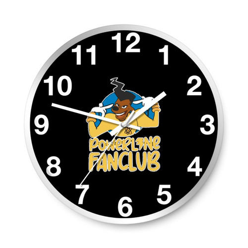 Powerline Fan Club Wall Clocks
