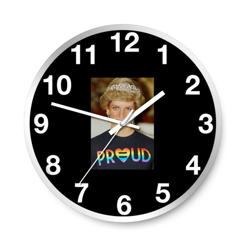 Princess Diana Pride Proud Wall Clocks