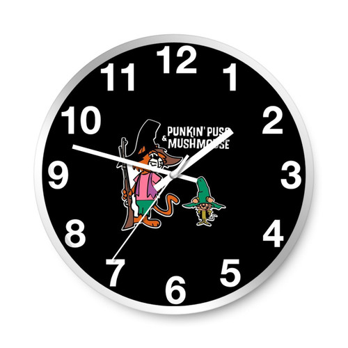 Punkin Puss And Mushmouse Wall Clocks