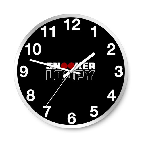 Snooker Loopy Billiards Pool Wall Clocks
