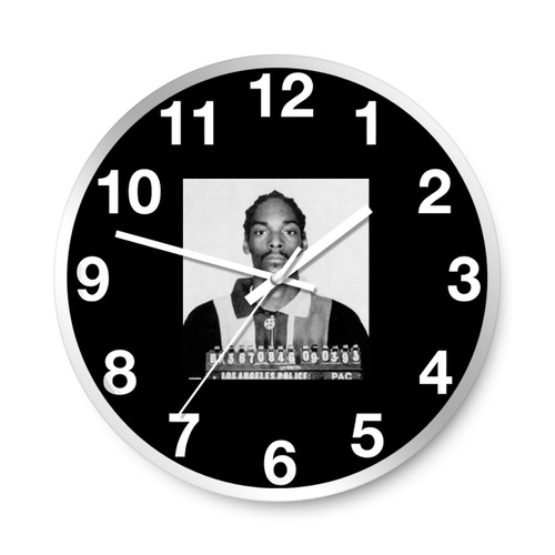 Snoop Doggy Dog Mugshot Wall Clocks