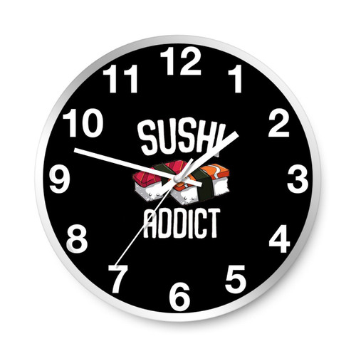 Sushi Lover For Sashimi Fan Wall Clocks