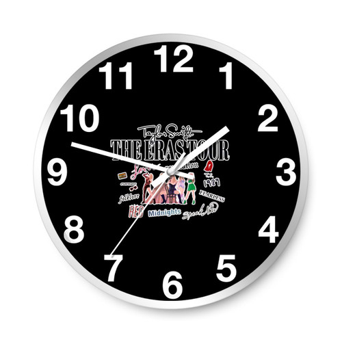 Taylor Swift The Eras Tour Full Album Swiftie 2023 Concert Wall Clocks