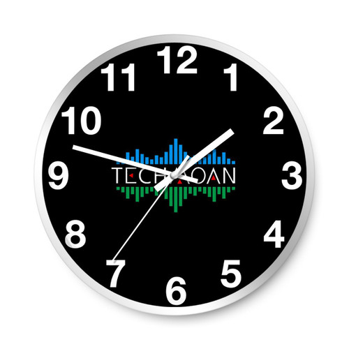 Techmoan Audio Graphic Bars Logo Wall Clocks